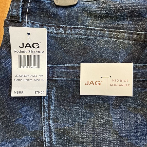 Rochelle slim ankle camo Jag Jeans - Picture 3 of 7
